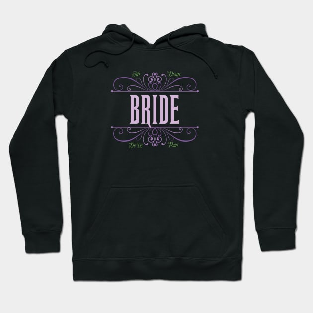 Haunted Bride Honeymoon for Couples Hoodie by GoAwayGreen